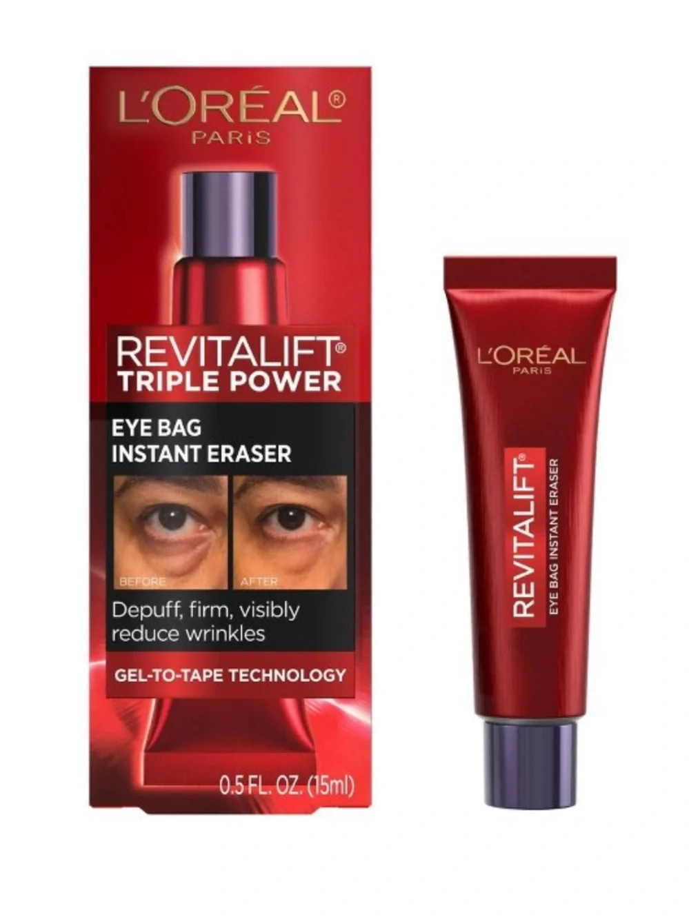 L'Oreal Paris Revitalift Triple Power Eye Bag Instant Eraser $24.99 New In Box